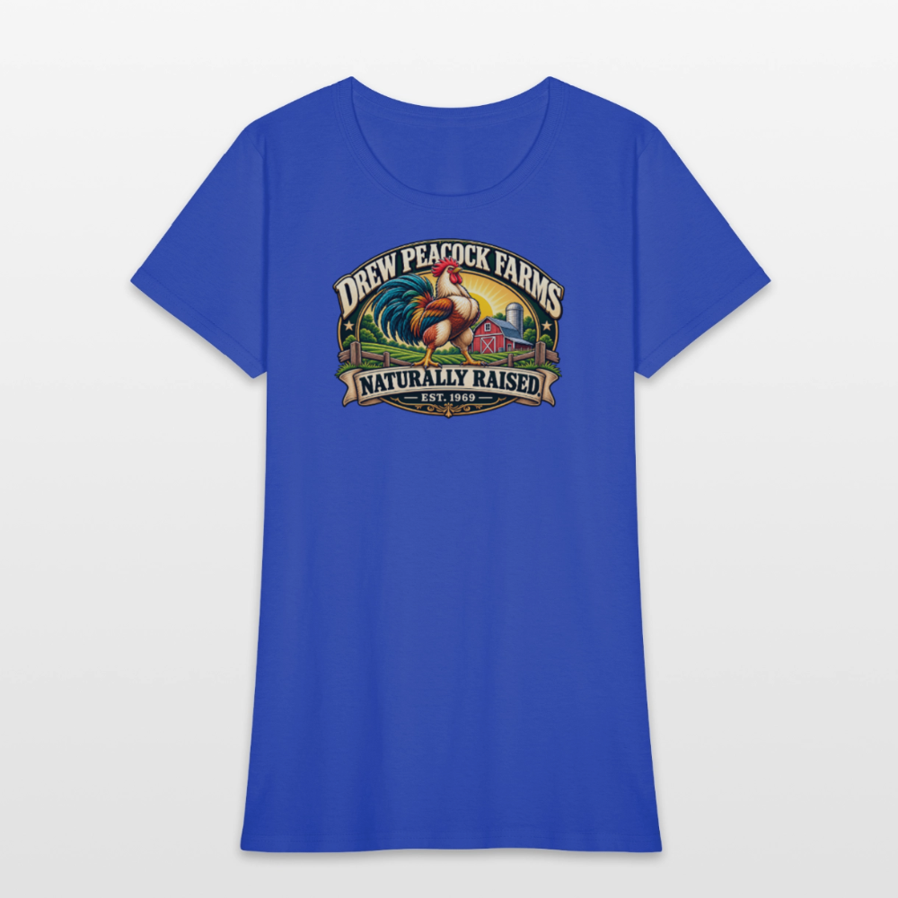 Drew Peacock Farms Women's T-Shirt - royal blue