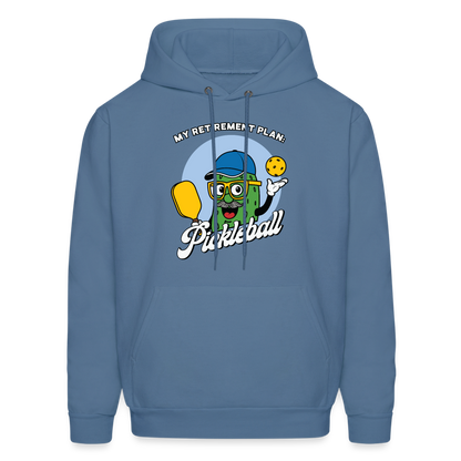 My Retirement Plan: Pickleball Hoodie - denim blue