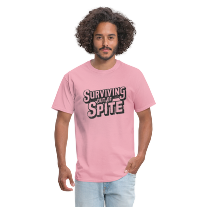 Surviving Out Of Spite T-Shirt - pink