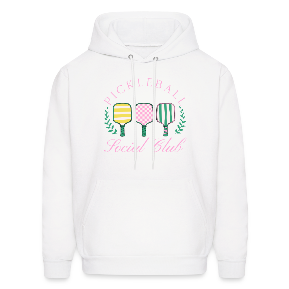 Pickleball Social Club Hoodie - white