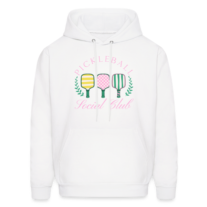 Pickleball Social Club Hoodie - white