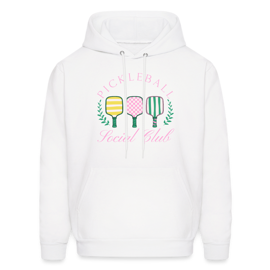 Pickleball Social Club Hoodie - white