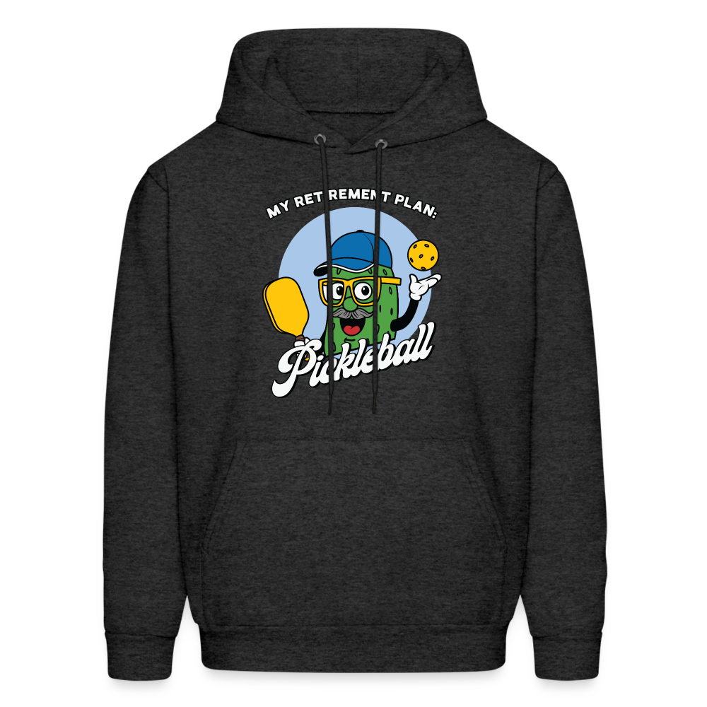 My Retirement Plan: Pickleball Hoodie - charcoal grey