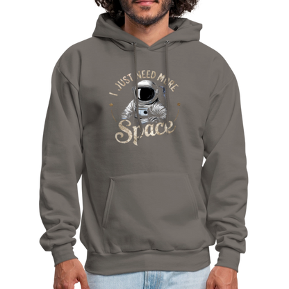 I Just Need More Space (Sarcastic Astronaut) Hoodie - asphalt gray