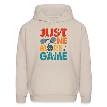 Just One More Game (Pickleball) Hoodie - Sand