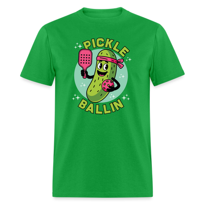 Pickle Ballin T-Shirt - bright green