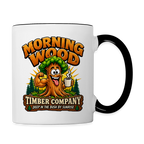 Morning Wood Timber Company Funny Ceramic Coffee Mug – Adult Humor