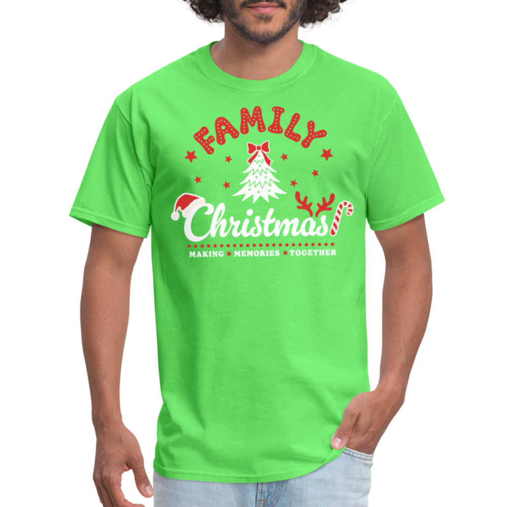 Family Christmas Making Memories Together T-Shirt - kiwi