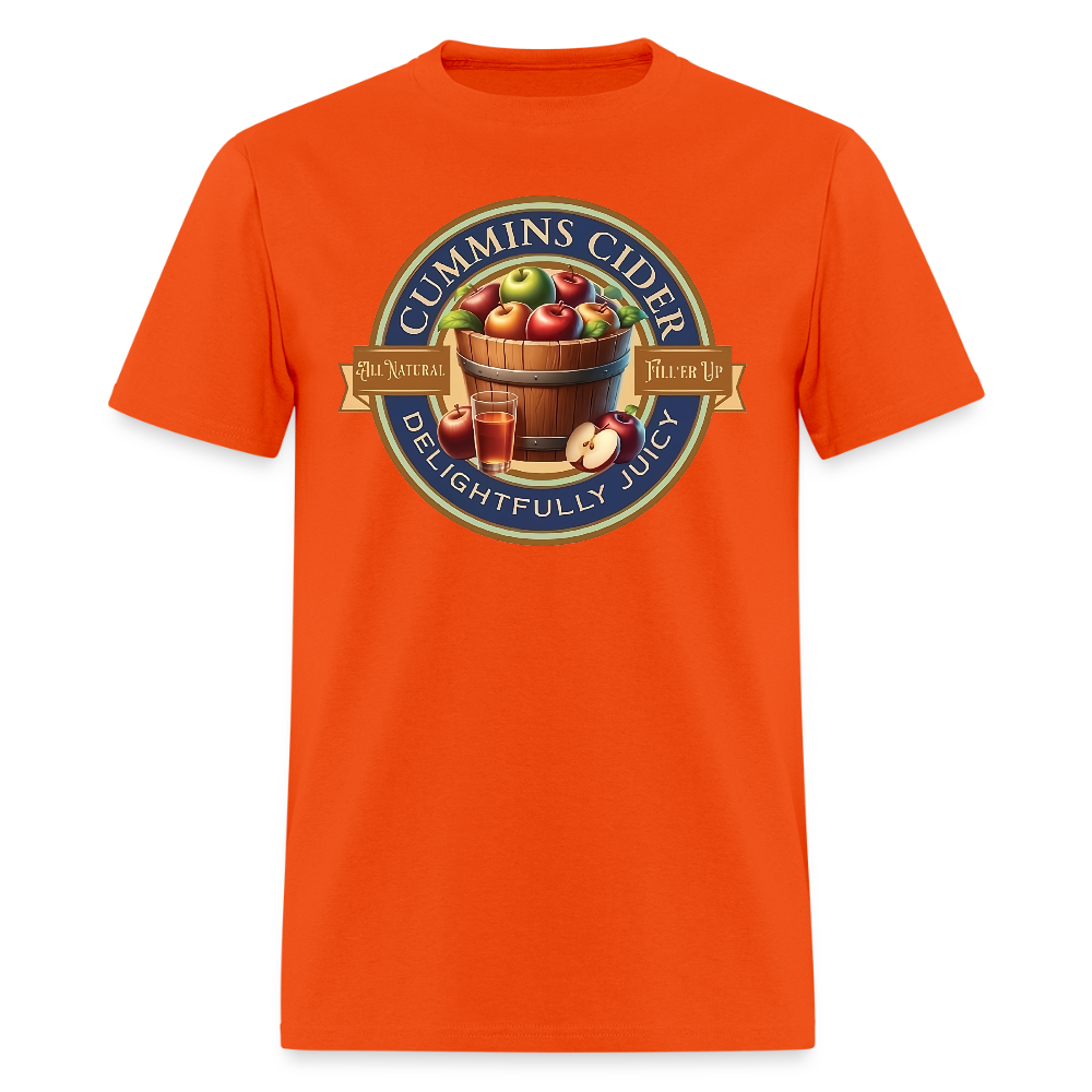 Cummins Cider (Funny Adult Humor) T-Shirt - orange