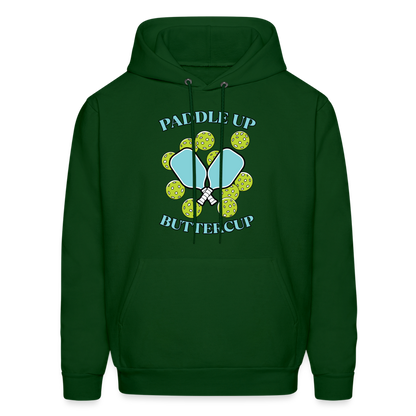 Paddle Up Buttercup Hoodie - forest green