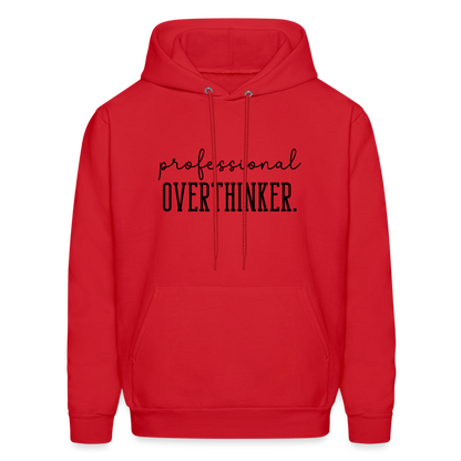 Professional Overthinker Hoodie - red