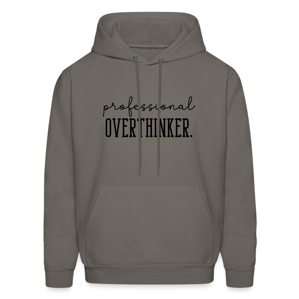 Professional Overthinker Hoodie - asphalt gray