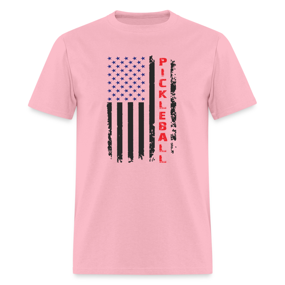 Pickleball Flag T-Shirt - pink