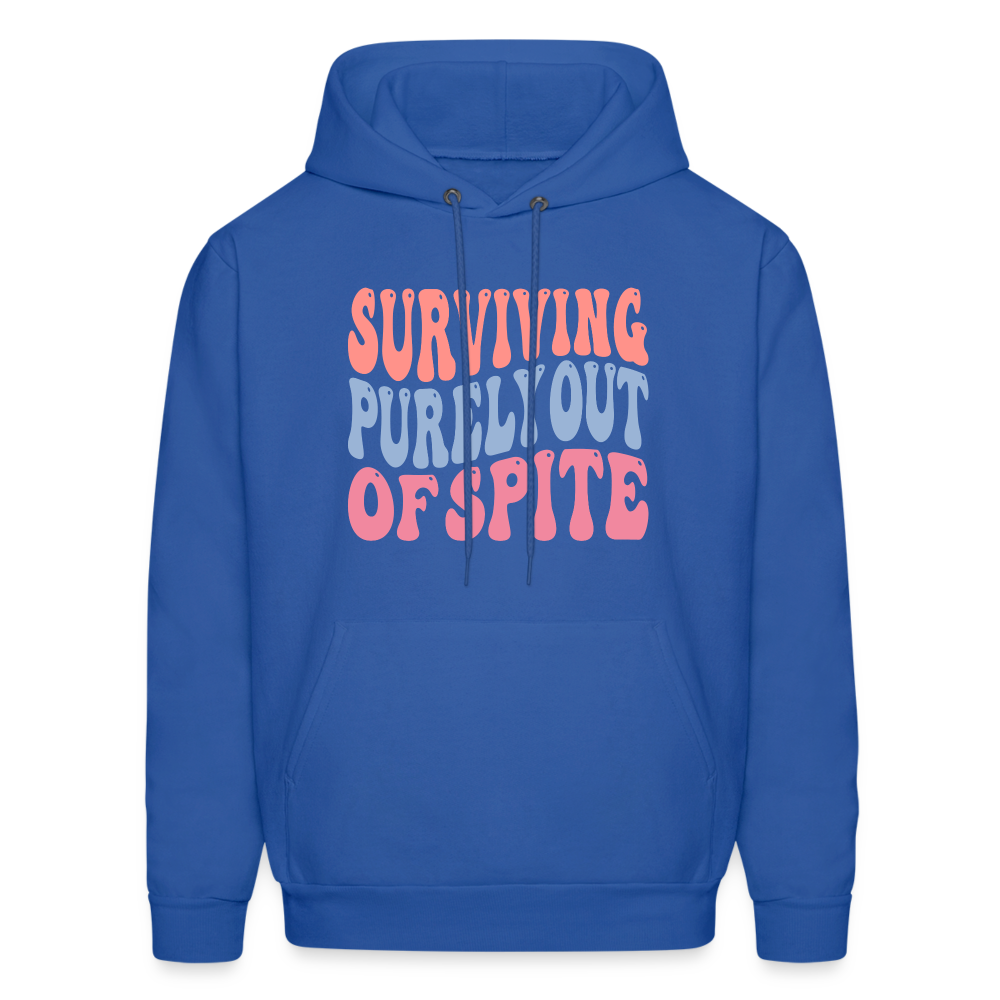 Surviving Purely Out Of Spite Hoodie - royal blue