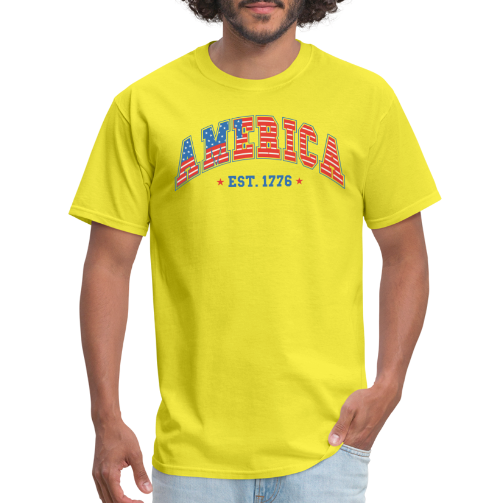 American 1776 T-Shirt - yellow