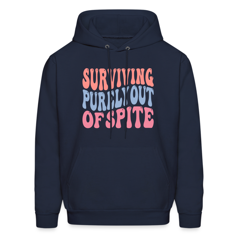 Surviving Purely Out Of Spite Hoodie - navy