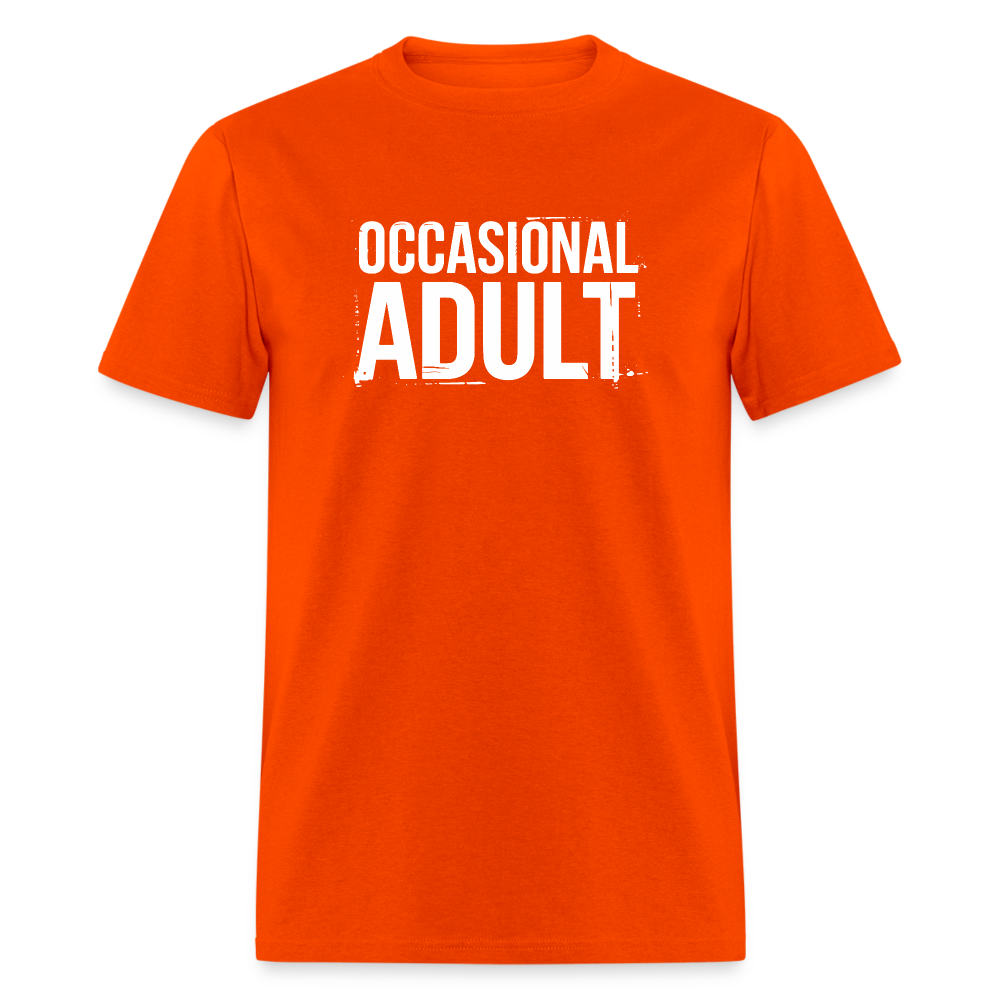 Occasional Adult T-Shirt - orange