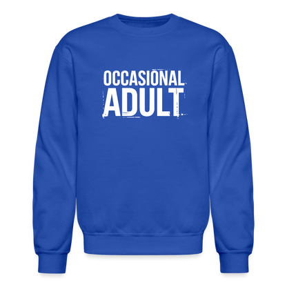 Occasional Adult Sweatshirt - royal blue