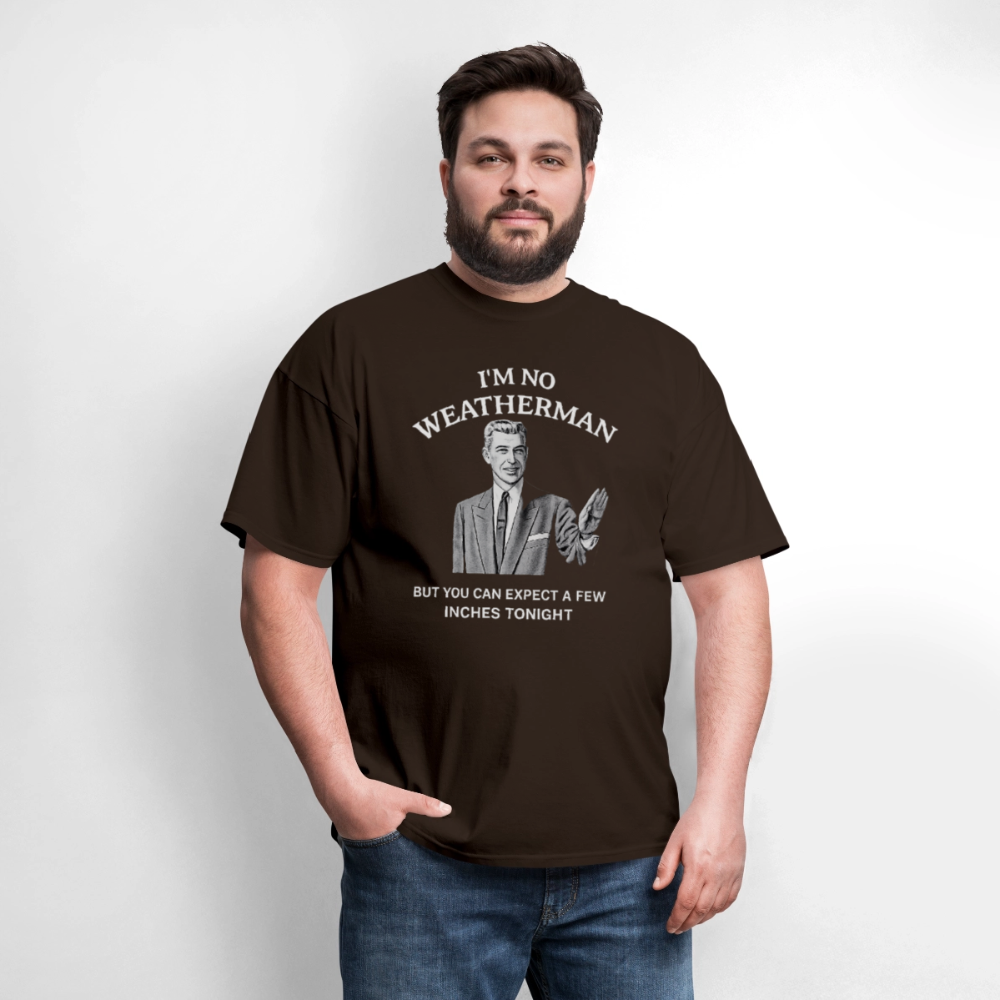 I'm No Weatherman T-Shirt – Funny Adult Humor Graphic Tee Color: dusk blue