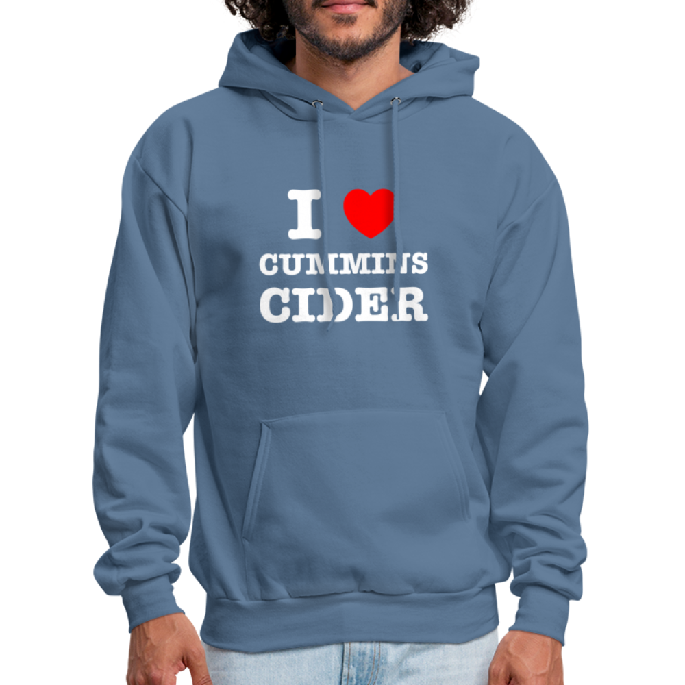 I Heart Cummins Cider Hoodie - denim blue