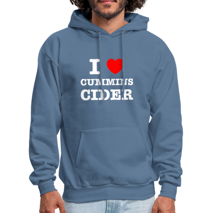 I Heart Cummins Cider Hoodie - denim blue