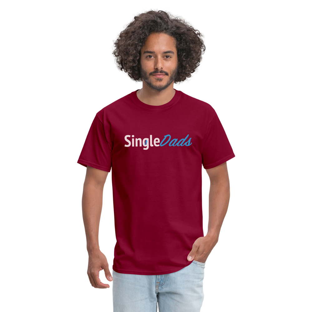 SingleDads T-Shirt - burgundy