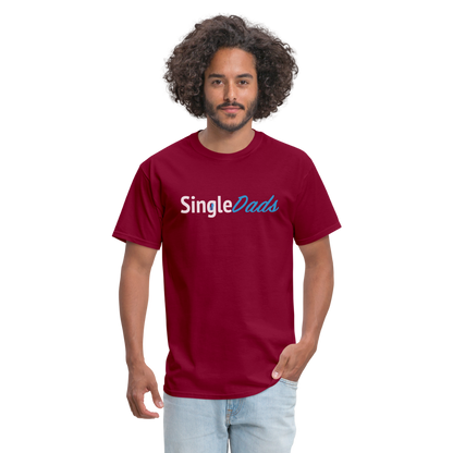 SingleDads T-Shirt - burgundy