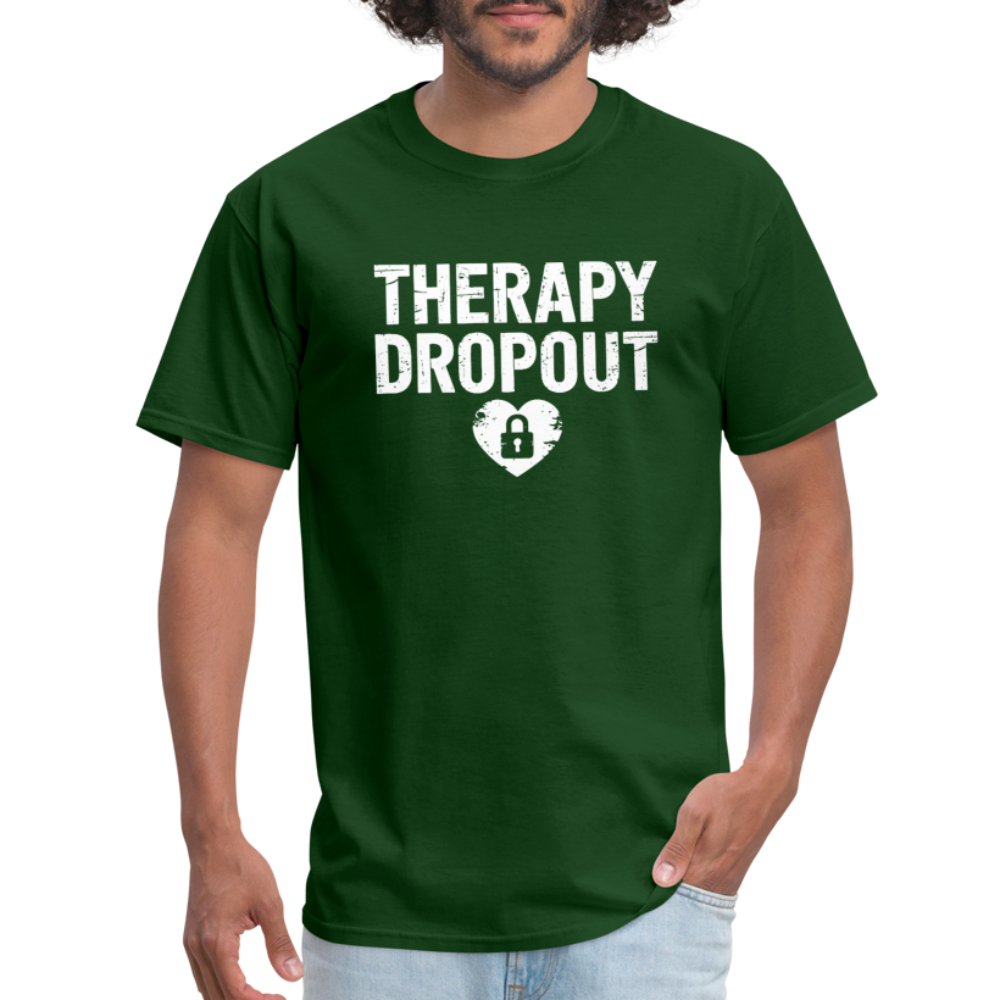 Therapy Dropout T-Shirt - forest green