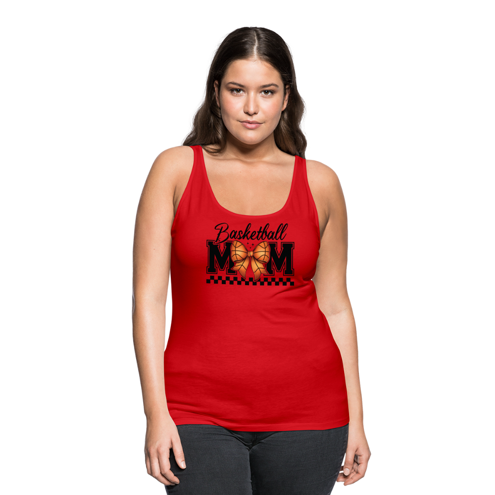 Basketball Mom Women’s Premium Tank Top - red