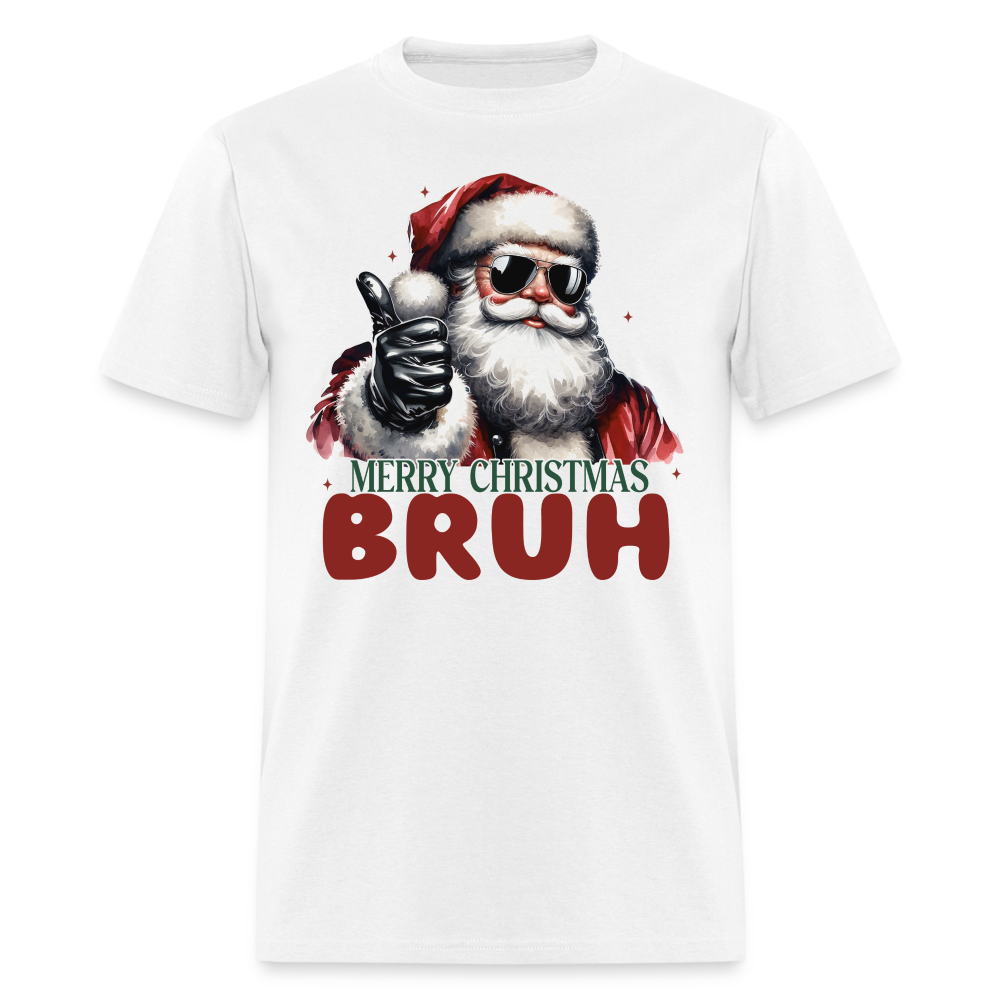 Merry Christmas Bruh T-Shirt - white