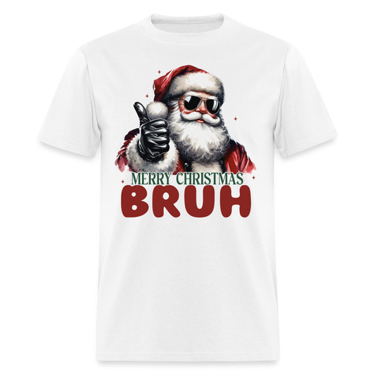 Merry Christmas Bruh T-Shirt - white