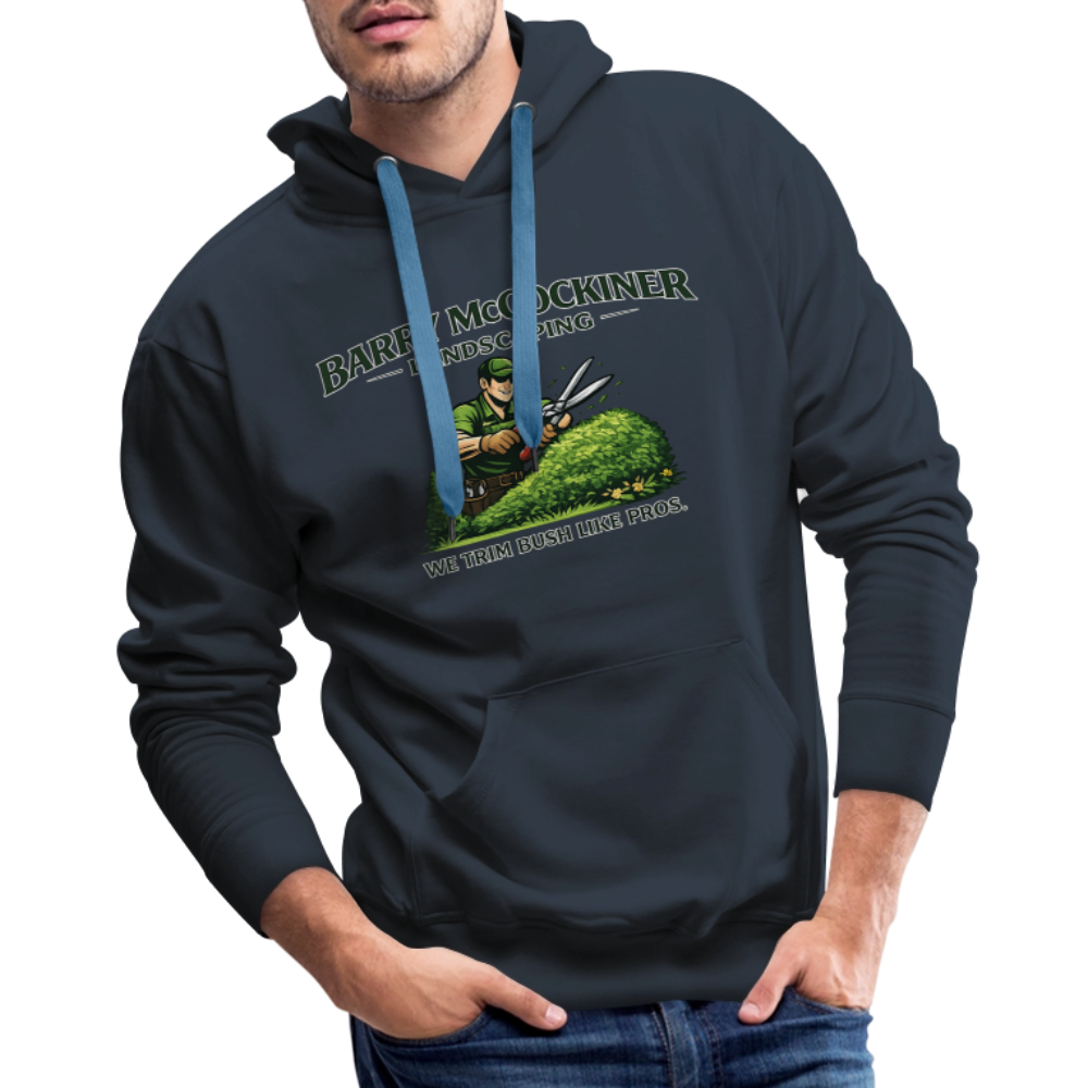 Barry McCockiner Landscaping Funny Hoodie Color: Heather Grey
