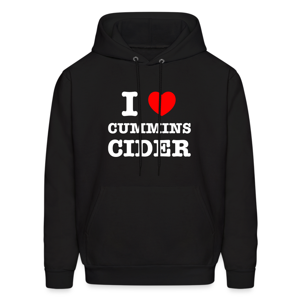 I Heart Cummins Cider Hoodie - black