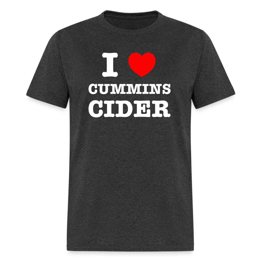 I Heart Cummins Cider T-Shirt - heather black