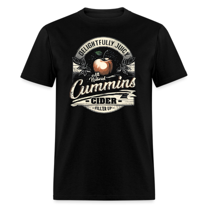 Vintage Cummins Cider (Funny Adult Humor) T-Shirt - black