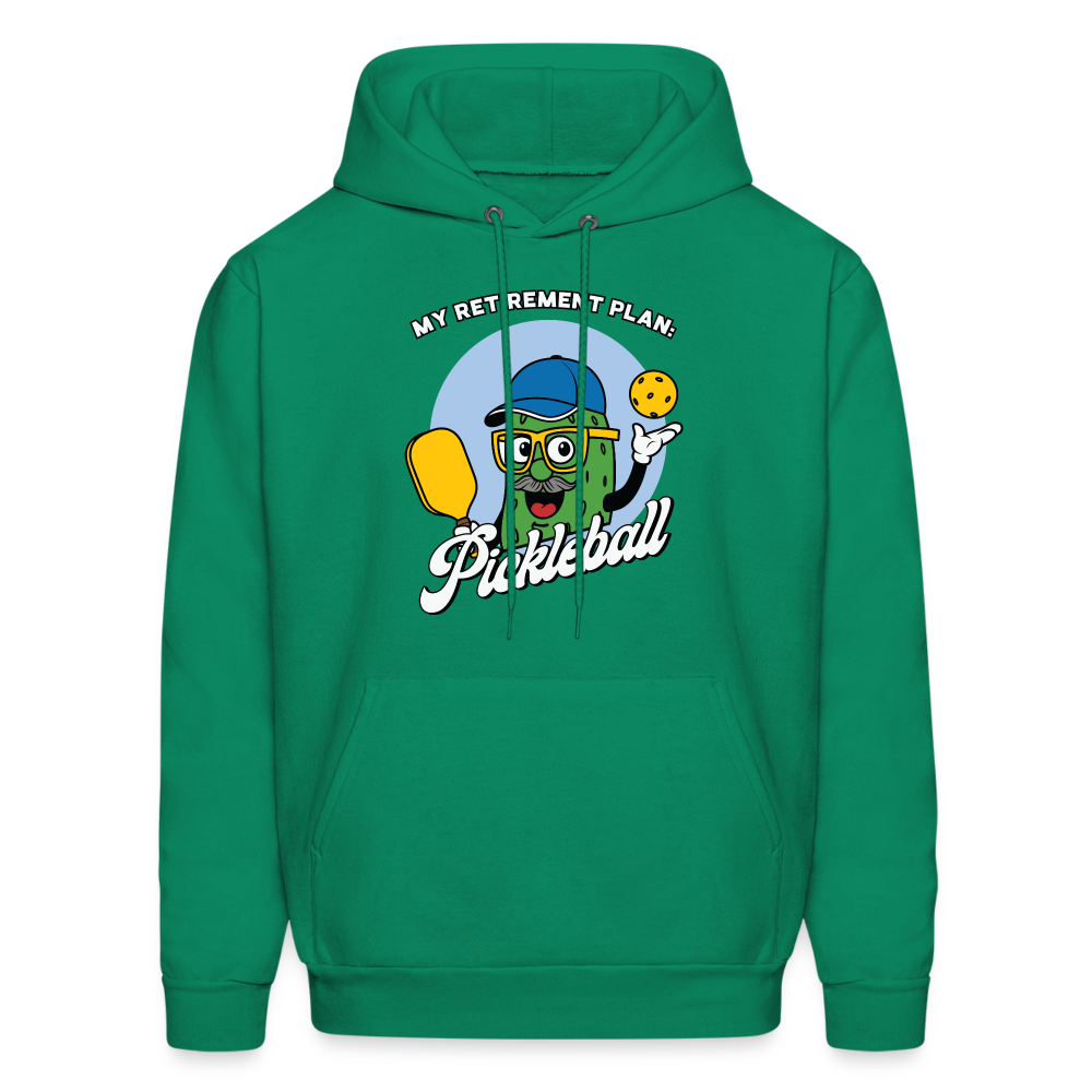 My Retirement Plan: Pickleball Hoodie - kelly green