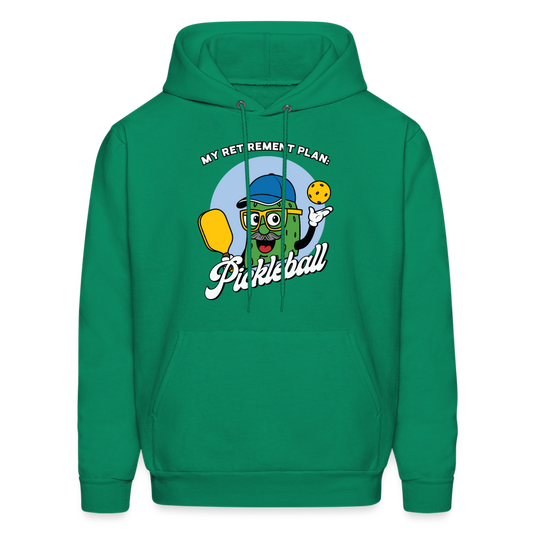 My Retirement Plan: Pickleball Hoodie - kelly green