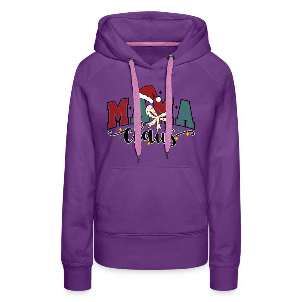 Mama Claus Women’s Premium Hoodie - purple 