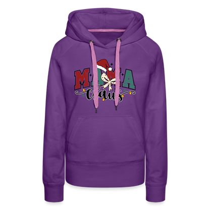 Mama Claus Women’s Premium Hoodie - purple 