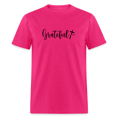 Grateful T-Shirt - fuchsia