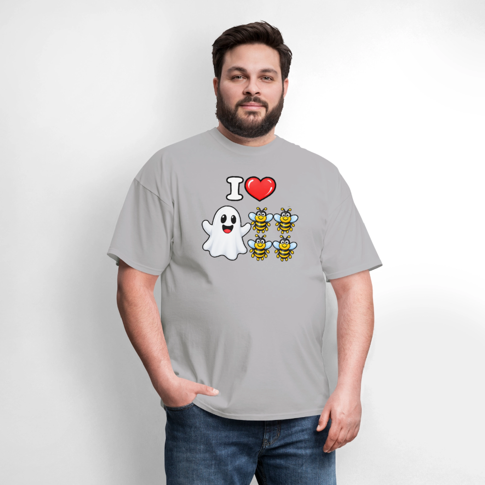 I Heart Boo Bees T-Shirt – Funny Halloween Adult Humor - rock