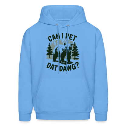 Can I Pet That Dawg Hoodie - carolina blue