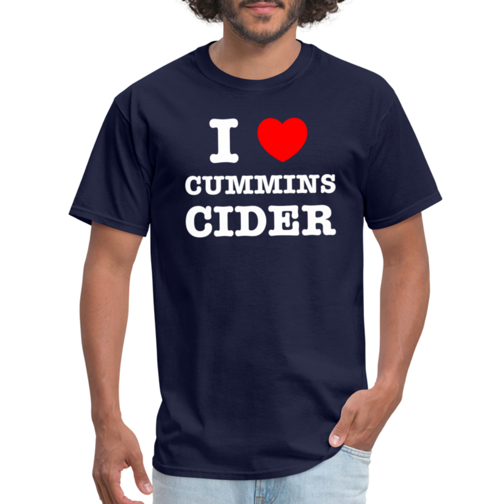 I Heart Cummins Cider T-Shirt - navy