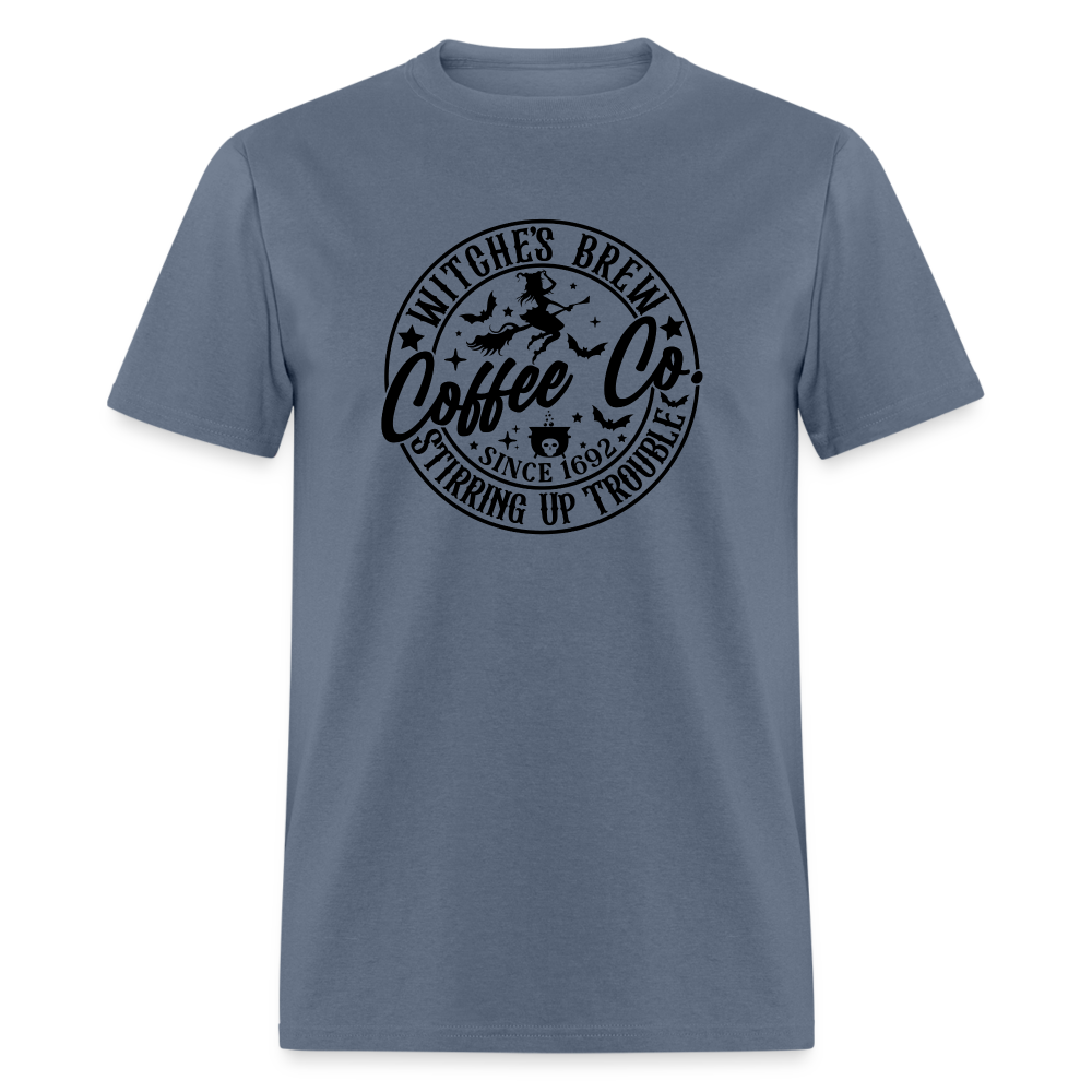 Witches Brew Coffee Co (Halloween) T-Shirt - denim