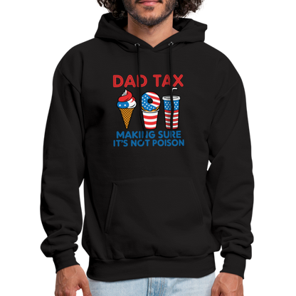 Dad Tax Hoodie (Red White Blue) - black