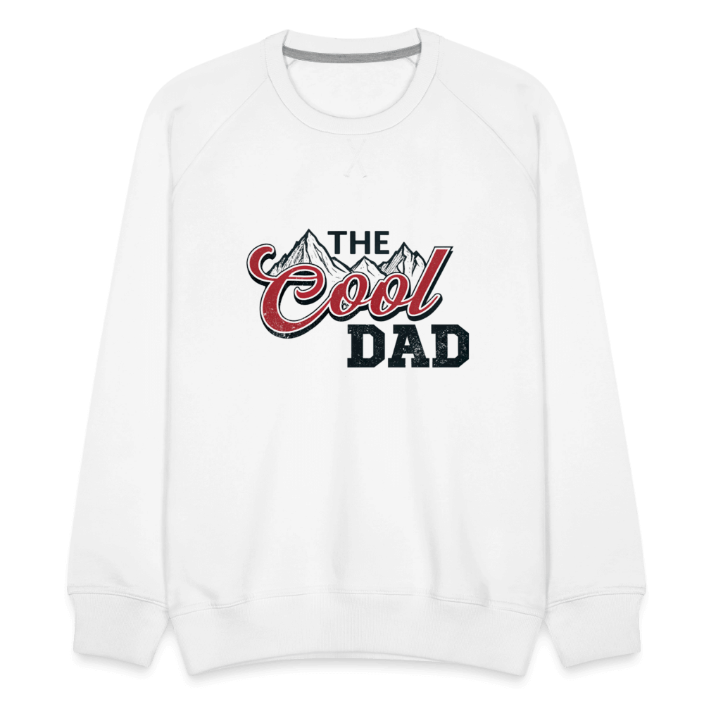 The Cool Dad Men’s Premium Sweatshirt - white