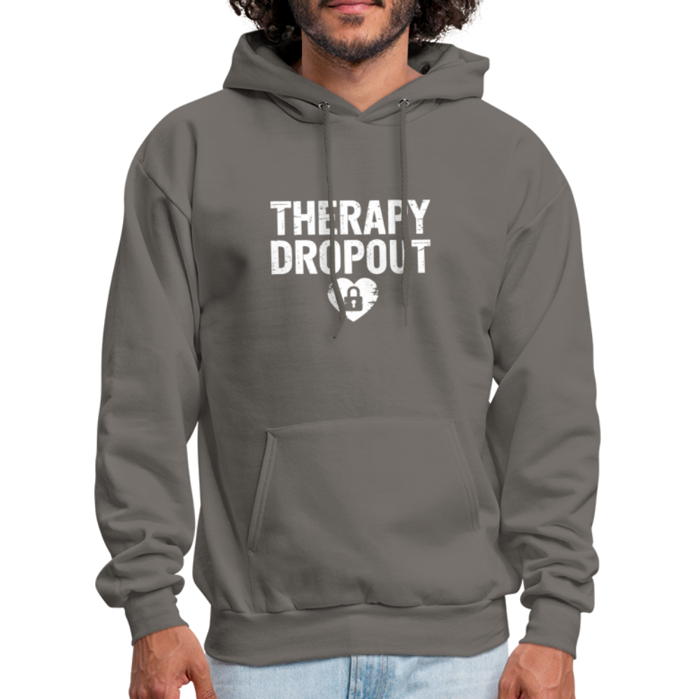 Therapy Dropout Hoodie - asphalt gray