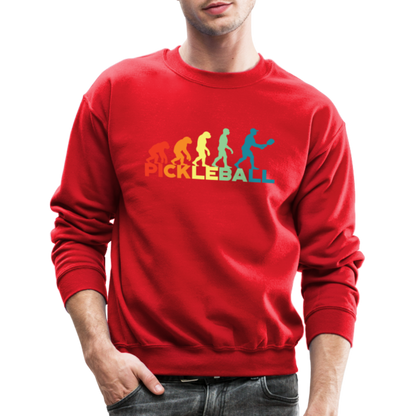 Pickleball Evolution Sweatshirt - red