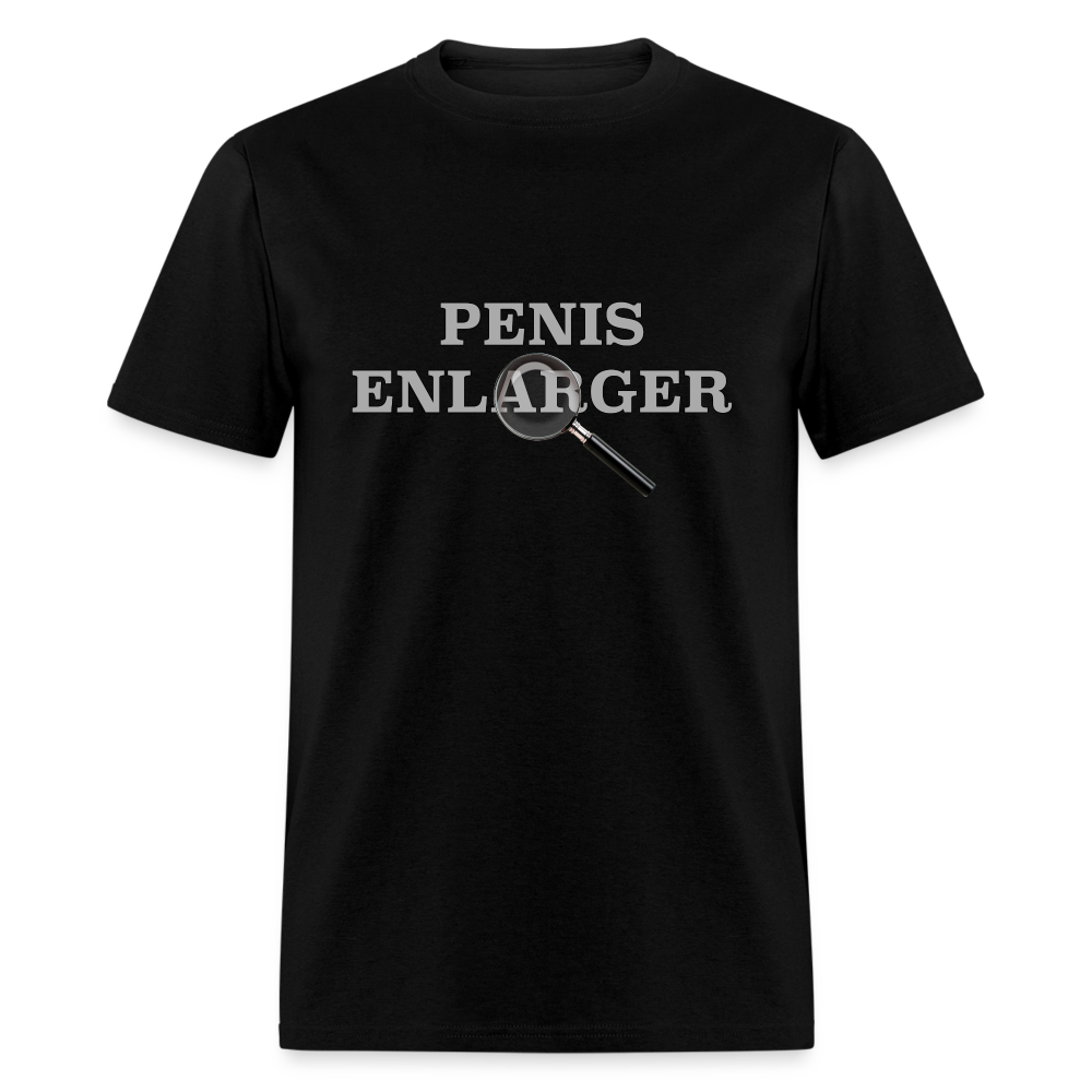 Penis Enlarger T-Shirt (Funny Adult Humor) - black