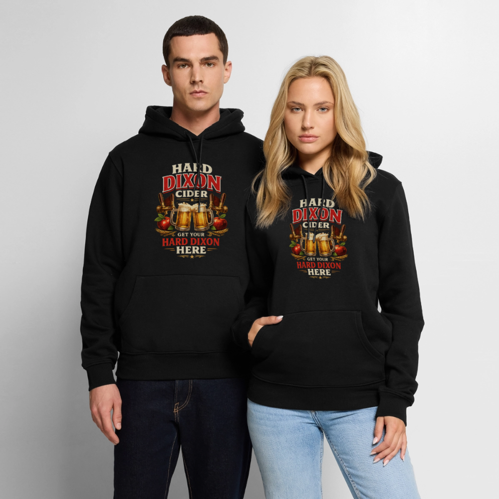 Hard Dixon Cider Funny Premium Hoodie (Funny Adult Humor) Color: Black